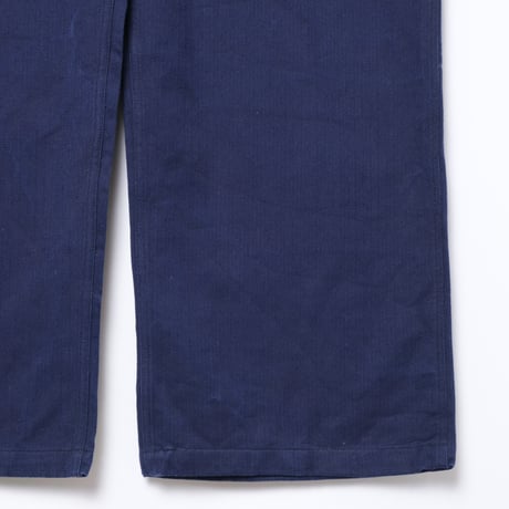 French Army HBT Mechanic Trousers Wood Buttons Dead Stock