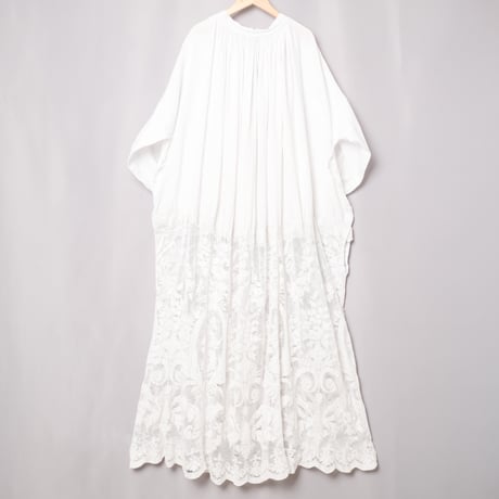 Early 1900s France  Antique Cotton Church Smock
