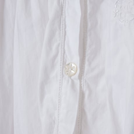 1900s French Antique Cotton Night Dress 2