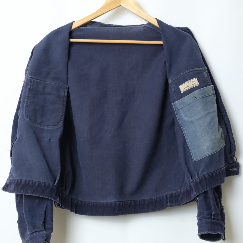 40s-50s Moleskin Cyclist Jacket | Ugla パンと古着と本 40s-50s Moleskin Cyclist Jacket | Ugla パンと古着と本