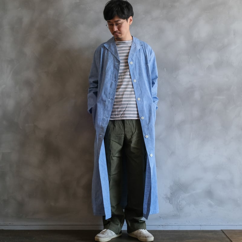 40s-50s French Army S.S.A. 32 Hospital Coat Dea 40s-50s French Army S.S.A. 32 Hospital Coat Dea