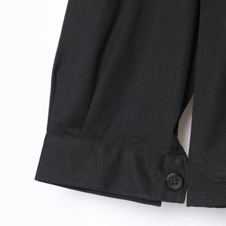 60s France Vintage ZVTT Black HBT Work Jacket Dead Stock