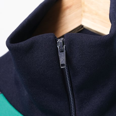 70-80s Vintage adidas Ventex Track Jacket Green×Red×Navy (Made in France)