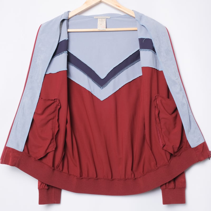 80s Vintage adidas Velours Track Jacket Bordeau 80s Vintage adidas Velours Track Jacket Bordeau