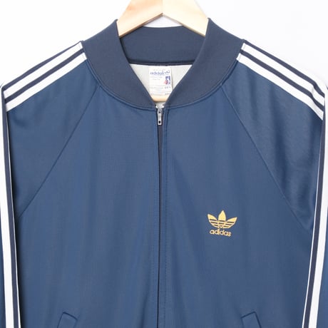 70-80s Vintage adidas Ventex ATP Track Jacket Navy (Made in France)