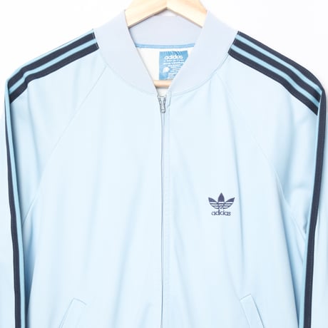 70s Vintage adidas Ventex ATP Track Jacket Light Blue (Made in France)
