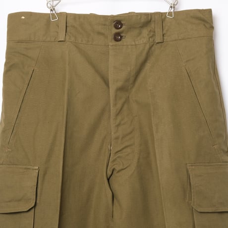 French Army M47 Trousers Early Canvas Size 33  Dead Stock