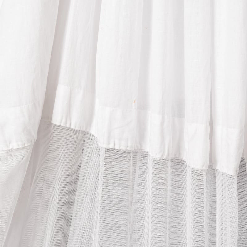 30s France Antique Linen Long Church Smock | U