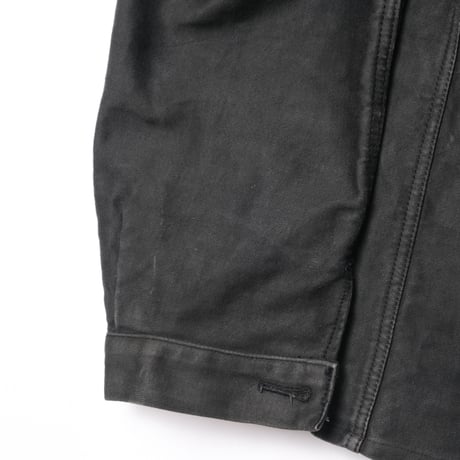 40s France Vintage Adolphe Lafont Black Moleskin Jacket