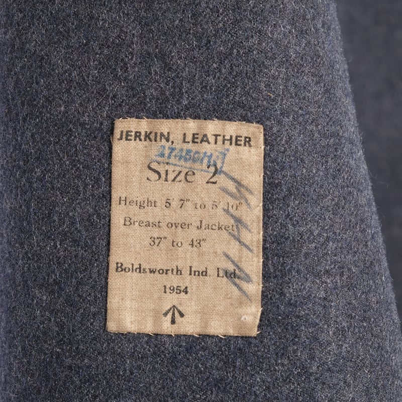 40s British Army Jerkin Leather Vest Size 2 | U