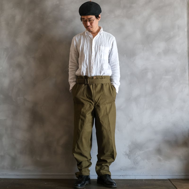 French Army M38 Motorcycle Wood Button Trousers French Army M38 Motorcycle Wood Button Trousers
