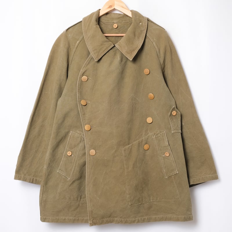 French Army M38 Motorcycle Coat 1st Wood Flat French Army M38 Motorcycle Coat 1st Wood Flat