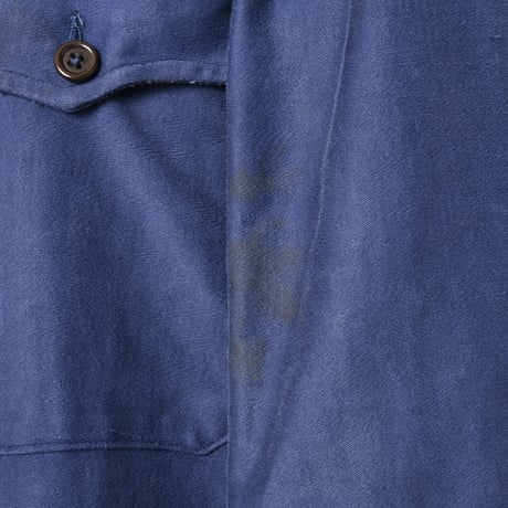 40-50s France Vintage Blue Moleskin all ln One