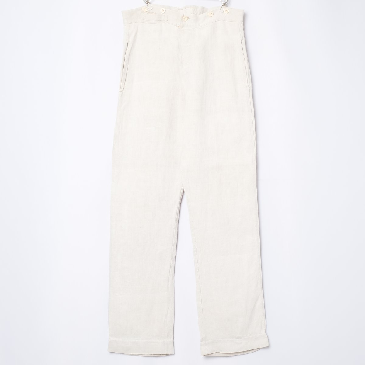 30s French Army Linen Linen Bourgeron Trousers