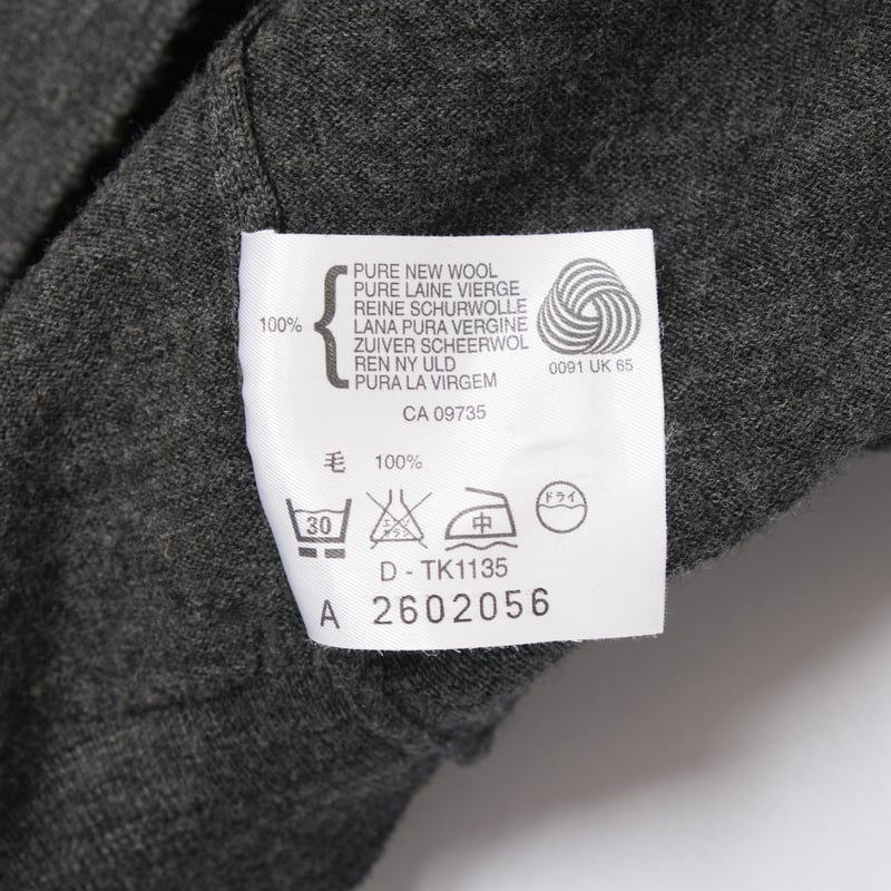90s JOHN SMEDLEY Merino Wool Knit Pullover（Made