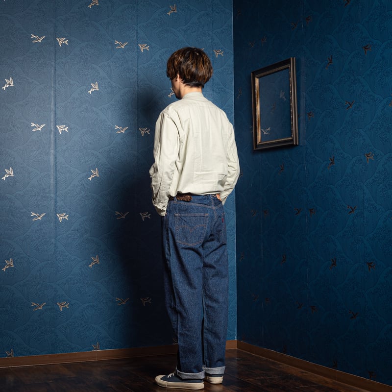 珍品 80s EURO LEVI’S Denim Trousers フランス製 80s Euro Levi's 501 Blue Denim Trousers (Made i