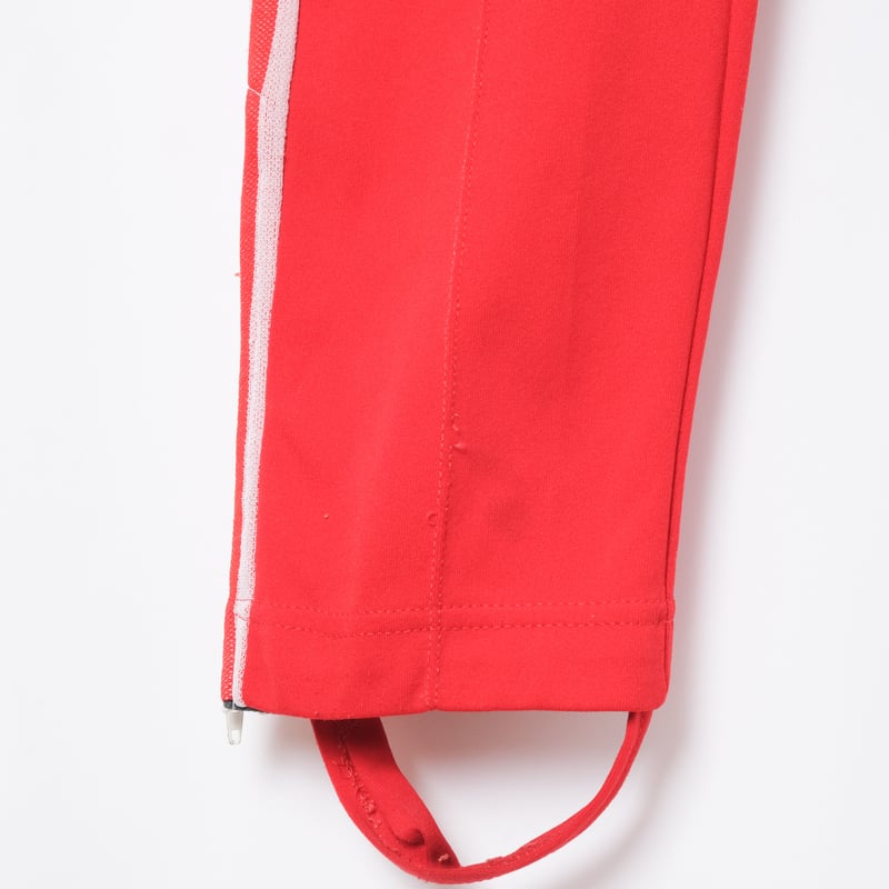 70s Vintage adidas Ventex Track Trousers Red ×