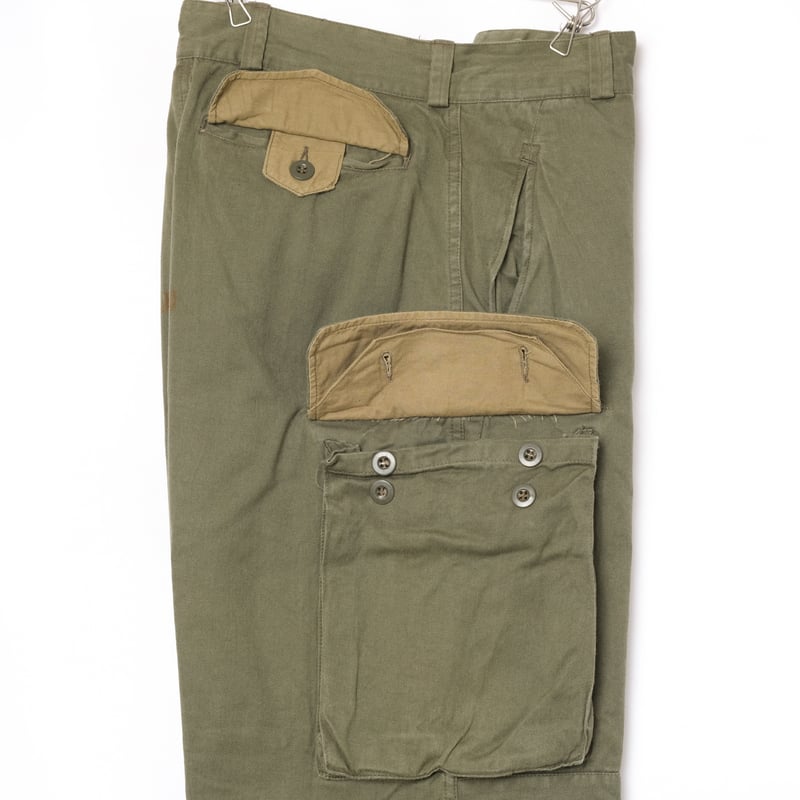 フランス軍 m47 11サイズ 後期型 ET387【31】フランス軍 M-47 カーゴパンツ 後期 実寸11サイズ
