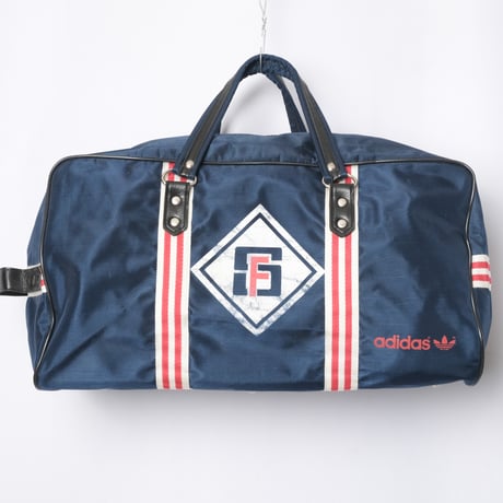 70s-80s Vintage adidas STADE FRANCAIS Boston Bag (Made in France)