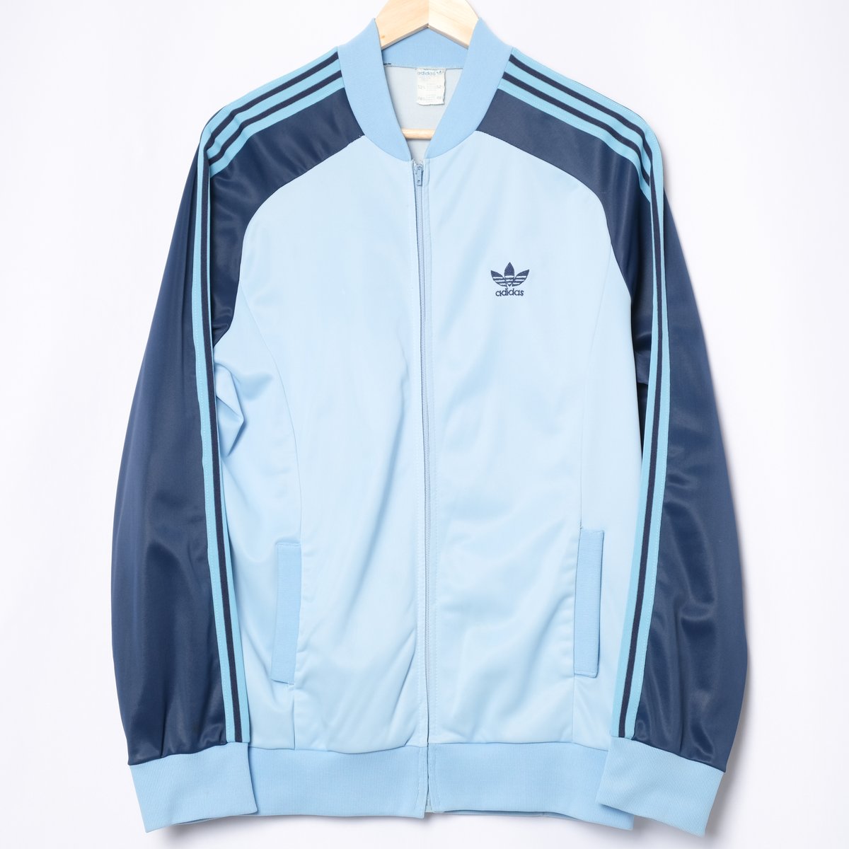 Survêtement Vintage Adidas Des Années 70/80 - Taille S (M/S) - Bleu - Deadstock En Très Bon État