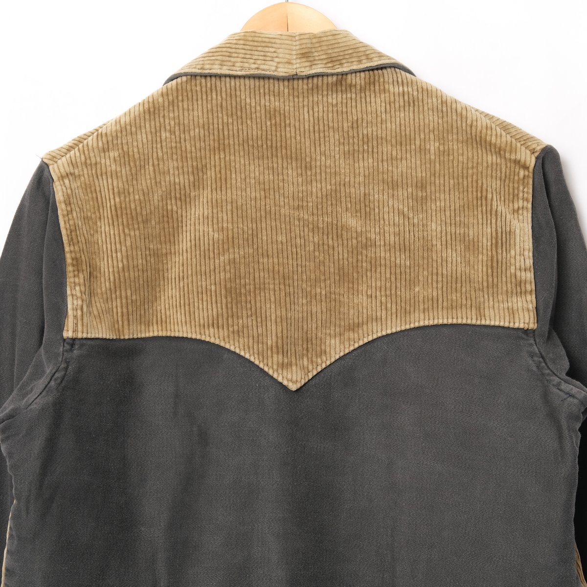 30ss France Vintage Corduroy×Black Moleskin Dou 30ss France Vintage Corduroy×Black Moleskin Dou