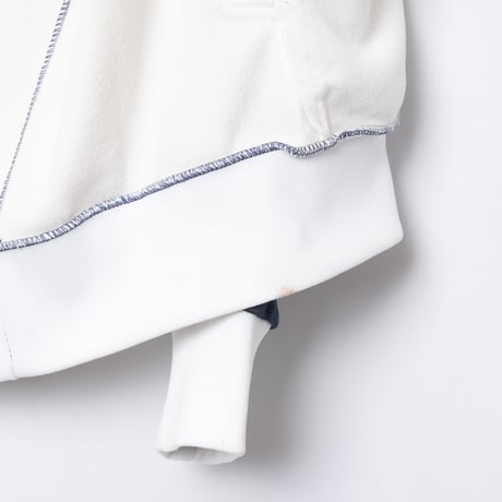 70-80s Vintage adidas Ventex ATP Track Jacket White × Navy (Made in France)