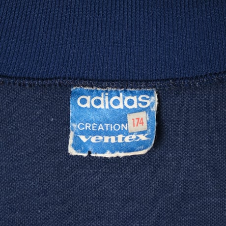 60s Vintage adidas Ventex Track Jacket Late World Mark Navy (Made in France)