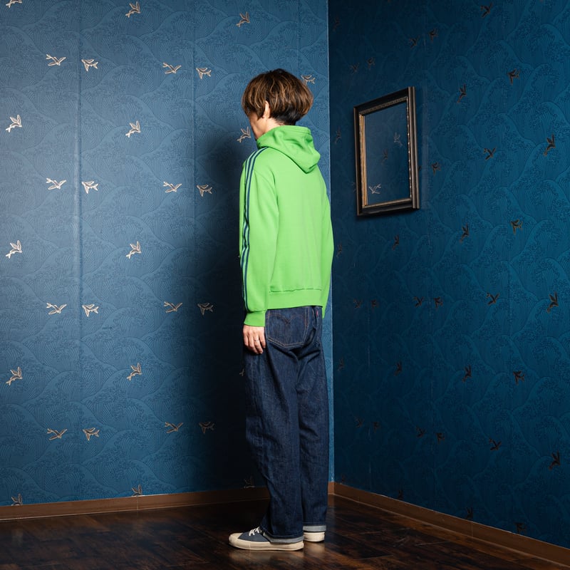 70s Vintage adidas Ventex Hoodie Light Green (M