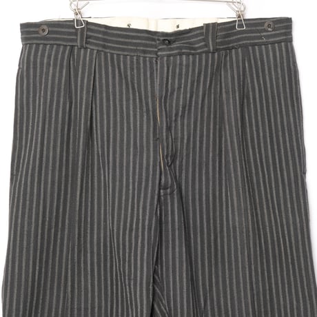 40-50s France Vintage Stripe Trousers