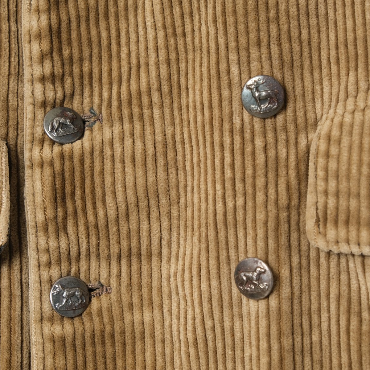 30ss France Vintage Corduroy×Black Moleskin Dou 30ss France Vintage Corduroy×Black Moleskin Dou