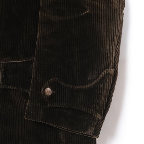 30-40s France Vintage Brown Corduroy Hunting Jacket