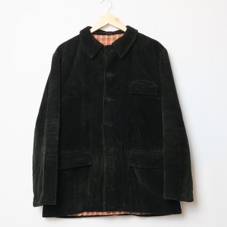 50-60s Adolphe Lafont Black Corduroy  Jacket