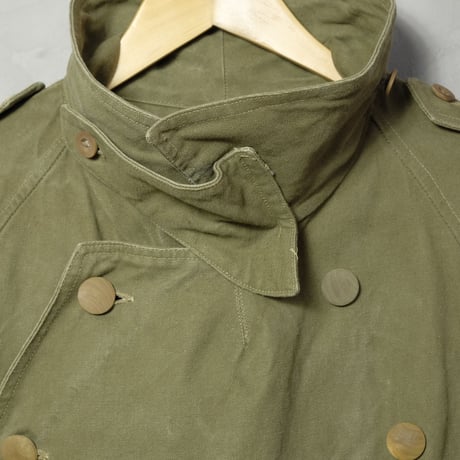 French Army M38 Motorcycle Coat +Liner Size2  Bamboo Button