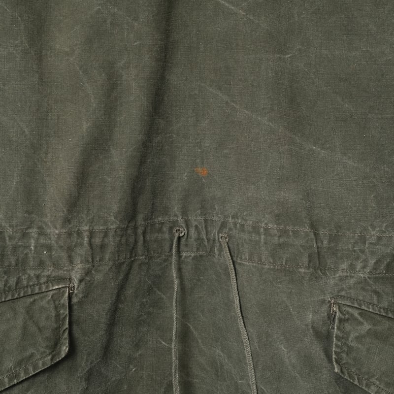 50-60s French Army Alpine Smock Cotton Linen Si