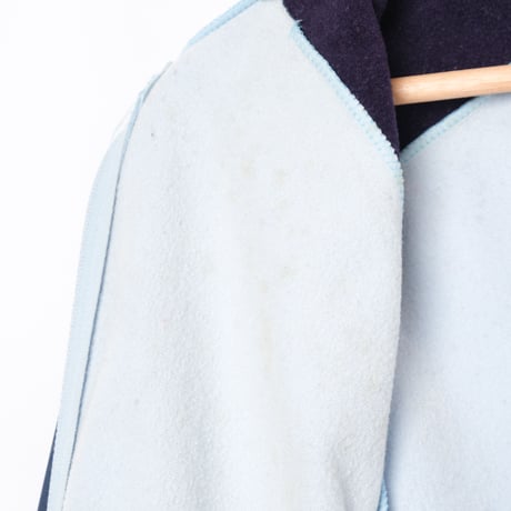 70s Vintage adidas Ventex ATP Track Jacket LightBlue × Navy (Made in France)