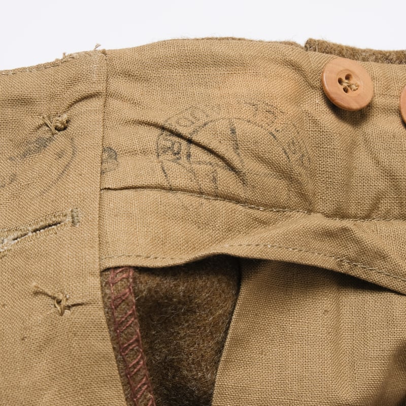 40s Deadstock FRANCE ARMY フランス軍 モーターサイクルパンツ (OLIVE