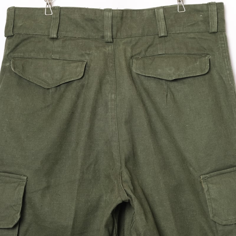 40s M47 フランス軍 空軍タイプ pigeon voyageur 92L 全国通販】DEAD STOCK 50s FRENCH ARMY”M47 CARGO PANTS 前期