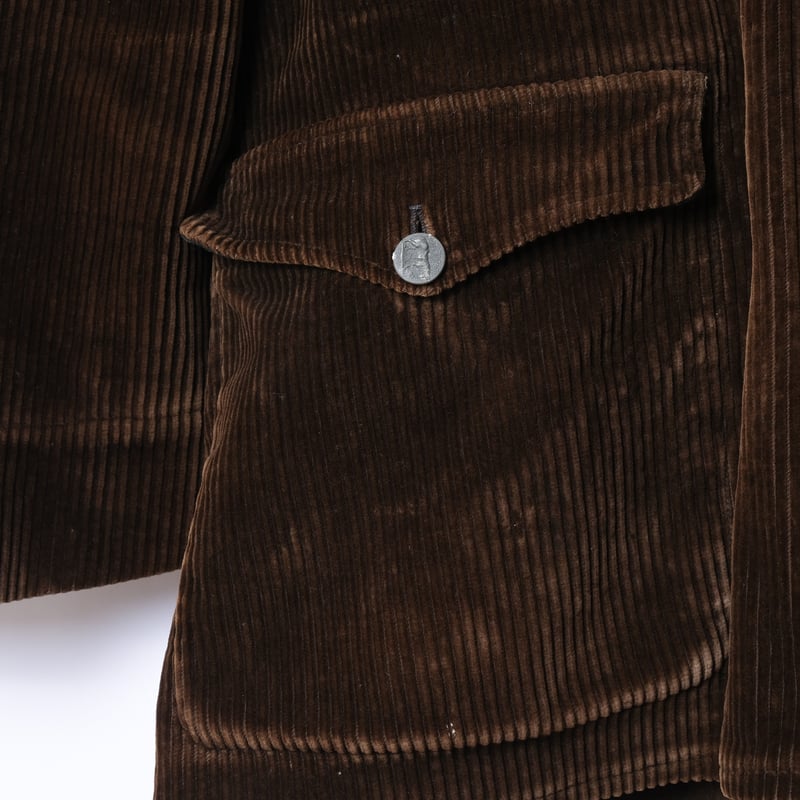 40-50年代French Vintage コーデュロイ ハンティングジャケット DEAD STOCK】30-40s French Vintage Hunting Corduroy Jacket