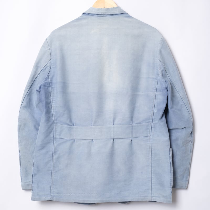 50s France Vintage Le Favori Lapel Blue Moleski