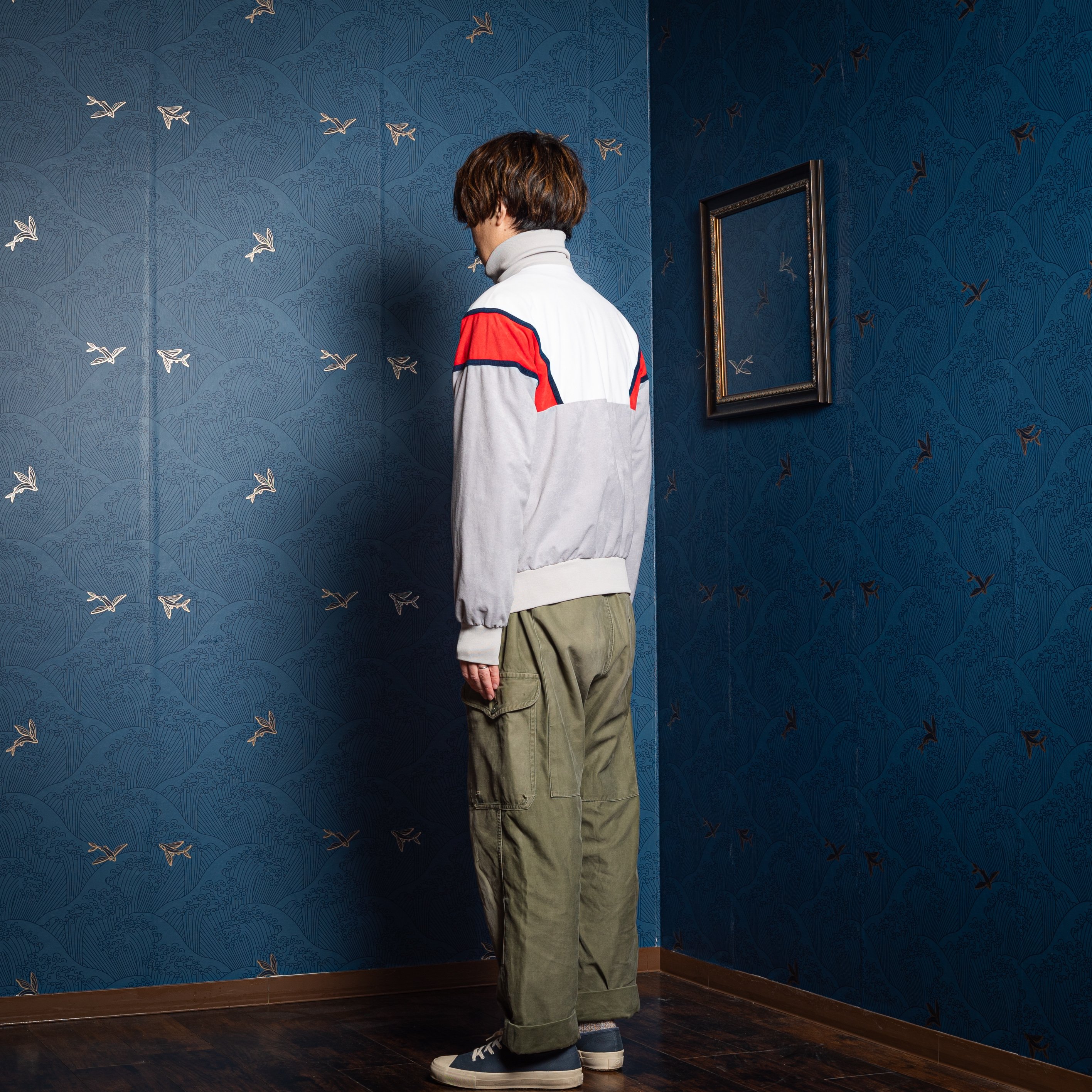70-80s Vintage Le Coq Sportif Track Jacket Gray