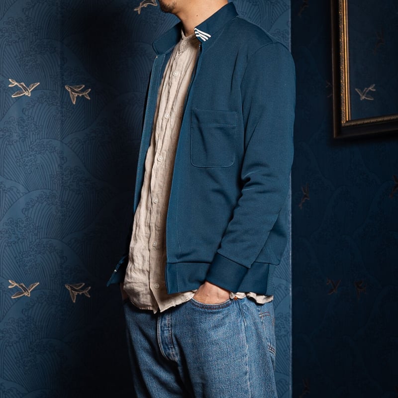 アパルトモン　adidas ネイビー ジップアップジャケット M RARE!! Vintage 60s Adidas up Zip Jacket Adidas Sportwear Pullover