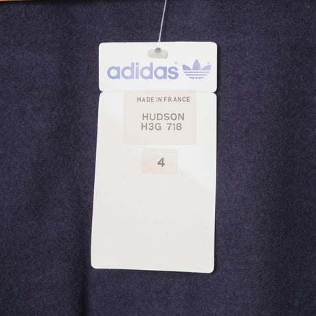 80s Vintage adidas Ventex Green × Navy Blouson (Made in France)Dead Stock