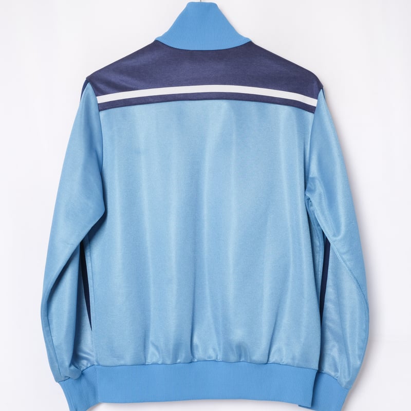 crickets アディダスフランス製80年代トレフォイルブルーM 21 80s Vintage adidas Track Jacket Light Blue × Na