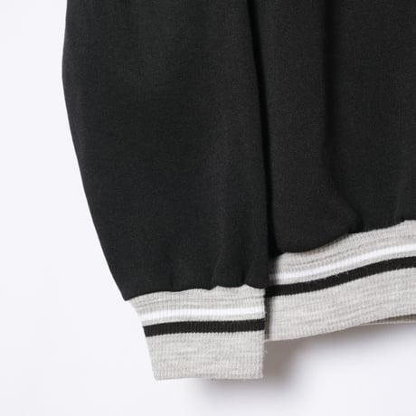 70-80s Vintage adidas Ventex Collarless Track Jacket Black × Grey