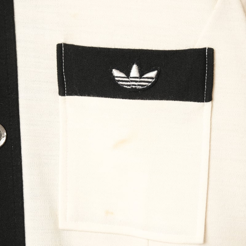 70-80s Vintage adidas Trefoil Button Knit Jacke