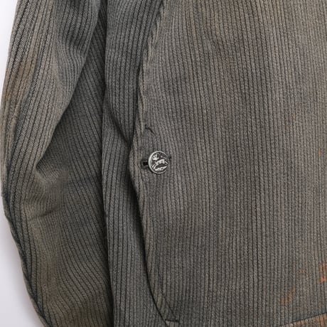 30-40s France Vintage EGAN Cotton Pique Hunting Jacket
