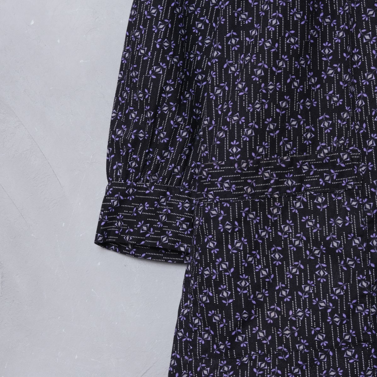 フレンチヴィンテージ　ワークドレス French Vintage Black Work Dress | genre