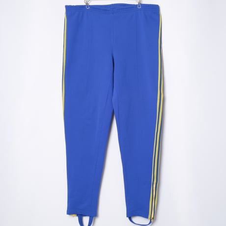 70s Vintage adidas Ventex Track Trousers Blue (Made in France)