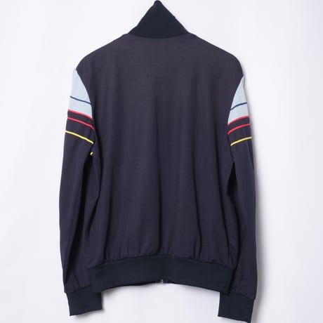 70-80s Vintage adidas Ventex Track Jacket Navy × Light Blue (Made in France)
