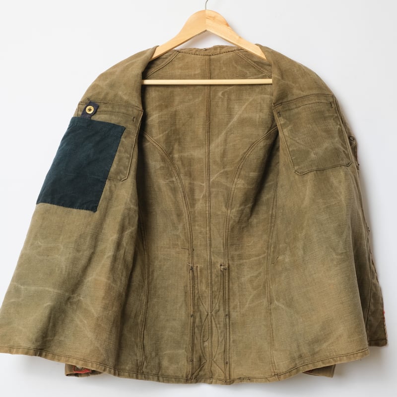 ヴィンテージ 古着 ファイヤーマン ジャケット　fireman 90s ベージュ 完品 イタリア製 80s FAY ライナー付き ファイヤーマン コート